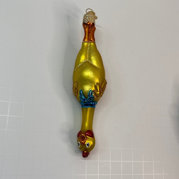 Vintage Old World Collection Rubber Chicken Ornament - Picture 1 of 5